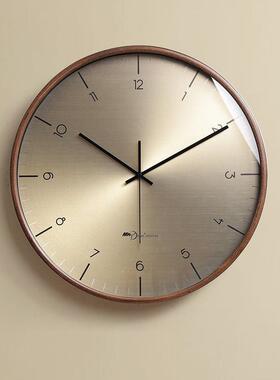 202新款钟表挂钟客厅代简约时钟时尚轻WS0296104奢家居现静挂音墙