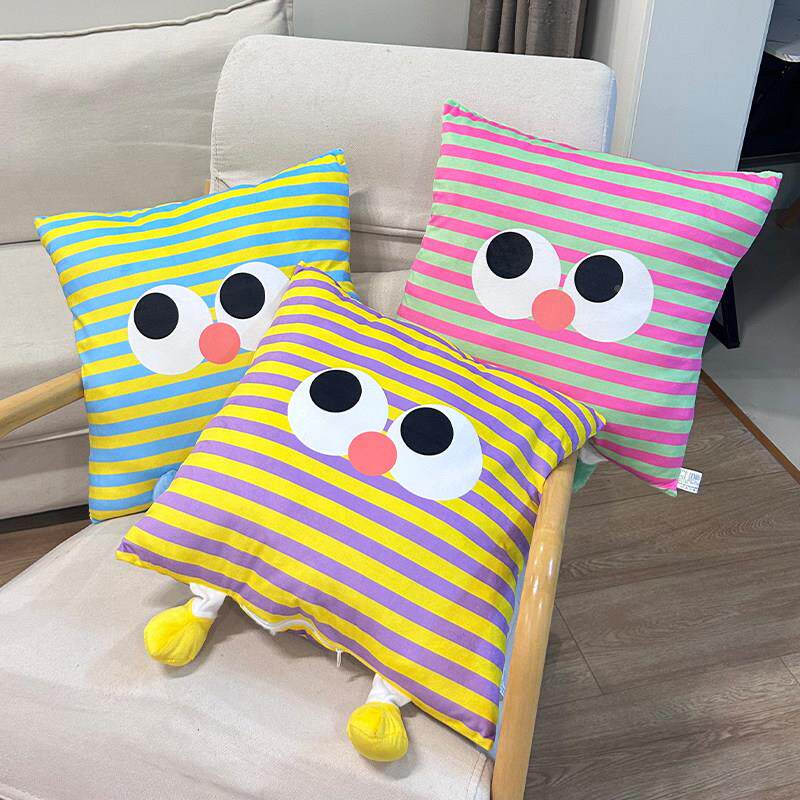 圣抱枕卡罗可爱通抱枕萌趣靠多巴胺帝靠垫夹卡腿沙发枕头长条床头