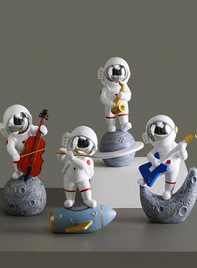 墙北欧可爱太空人宇航JNG边员摆件树系列小礼物周车载脂创意工艺