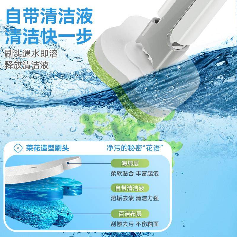 次一性双头马桶刷2家用无死角205新款洗刷B32厕壁所刷子神器挂,家庭/个人清洁工具,马桶刷/厕所刷,淘宝优惠券,粉丝福利购,淘宝优惠卷