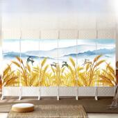 新中移式 屏风隔动断墙办公可折叠可窗帘边框美容室院轻奢b02现代