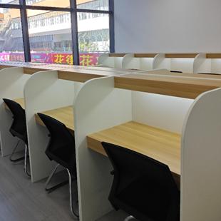 自式习自习隔断EQB桌桌椅沉浸室学习桌考研书桌封闭式一对一课桌