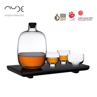 送礼 水晶玻璃酒具套装 土耳其NUDE进口 Malt麦兰酒樽威士忌杯套装