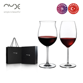 进口Nude努德勃艮第波尔多红酒杯高脚对杯轻奢彩盒礼盒送礼套装