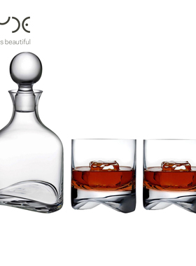 土耳其进口Arch威士忌酒樽水晶玻璃分酒存酒器创意洋酒杯套装