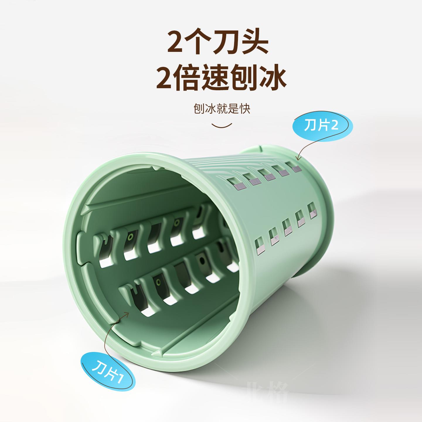 刨冰机冰沙家用小型手摇绵绵冰刨冰机器摆摊商用碎冰机手动破冰机