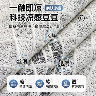凉豆豆沙发垫2025新款 夏季 轻奢高级感直排凉席垫固定防滑坐垫盖布