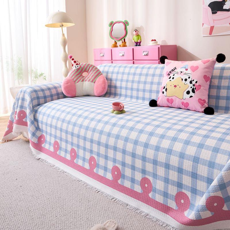 圣诞新年沙发盖布巾四季通用2025新款一整张全盖防滑沙发套罩坐垫