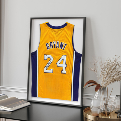 篮球足球球衣装裱展示相框球星球衣收藏相框多色可选支持尺寸定制