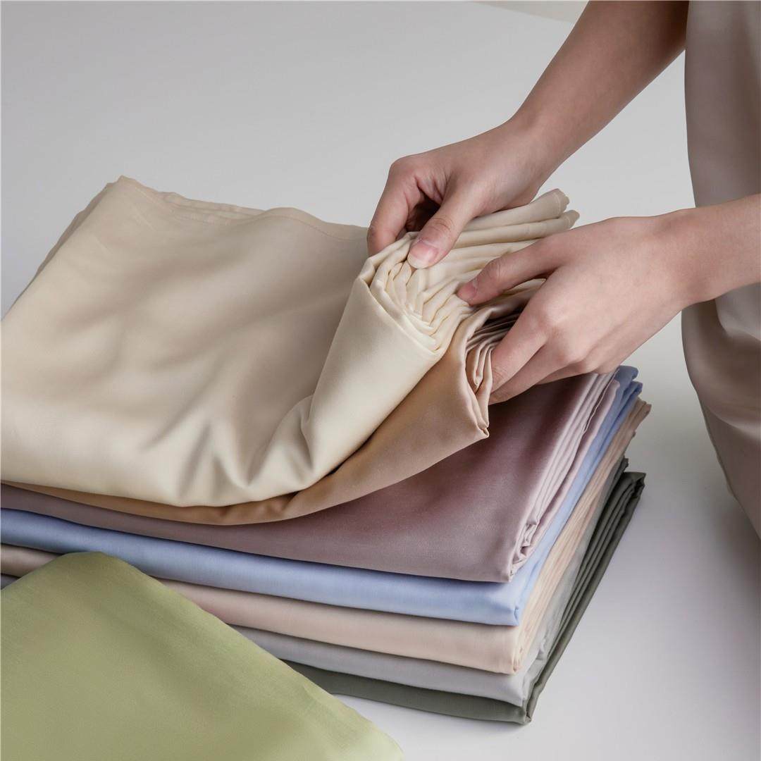 夏季凉感丝滑纯色兰精莱赛尔纤维LF天丝床单单件轻奢裸睡双人床单