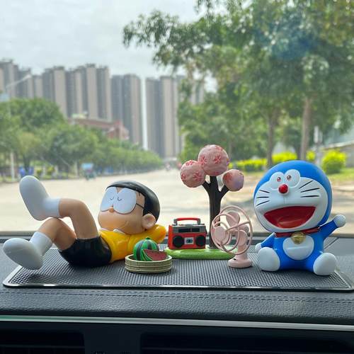 2025年叮当 猫汽车摆件车载大雄创意哆啦A梦中控台车内装饰品男女