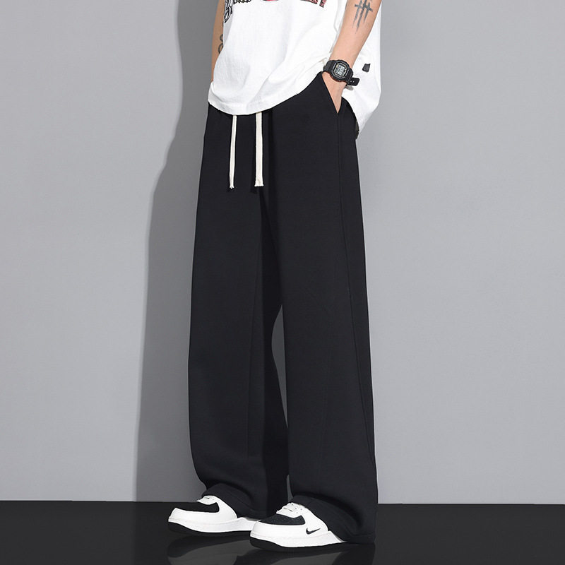 2025新款裤子男款春夏季运动裤男士潮牌百搭垂感直筒休闲裤子男