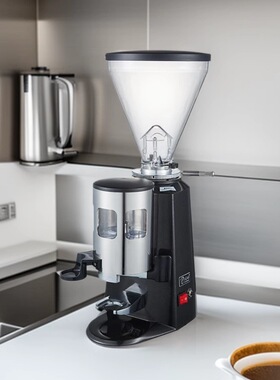 凌动LD-900N商用意式咖啡豆研磨器手拨式定量出粉磨豆机