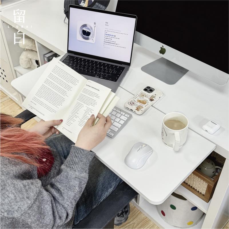 桌面延长板桌子延伸板书桌扩展板加宽加长办公桌免打孔电脑手托架