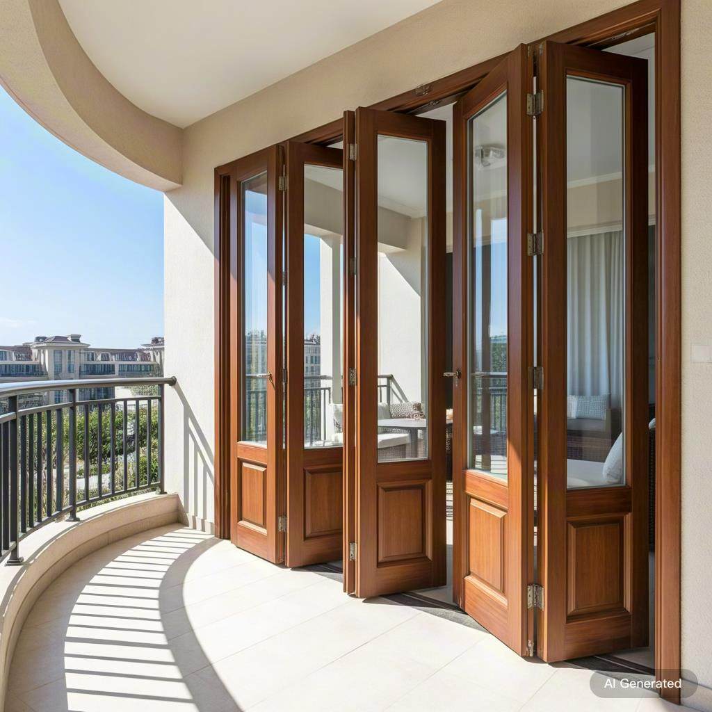 折叠门实木阳台门隐形门吊轮门无地轨移门玻璃门双门拉门房门