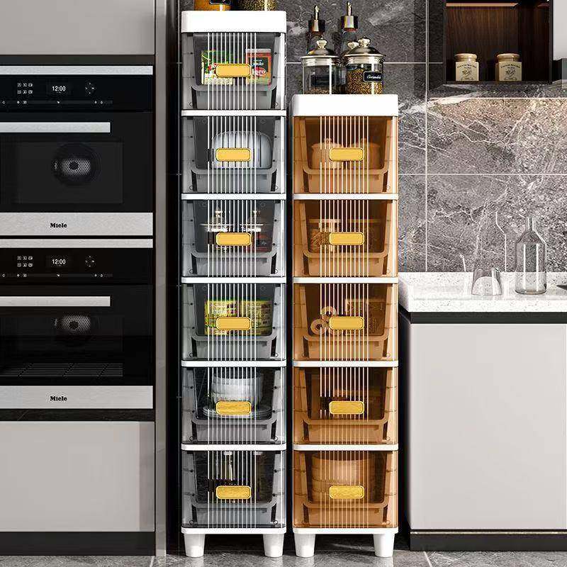 大容量多层透明收纳柜塑料把手抽屉式夹缝柜客厅卫,基础建材,脚轮/万向轮,淘宝优惠券,粉丝福利购,淘宝优惠卷