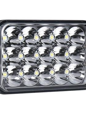 直销5寸LED方灯45W远近光一体4X65X6卡车越野车改装前大灯
