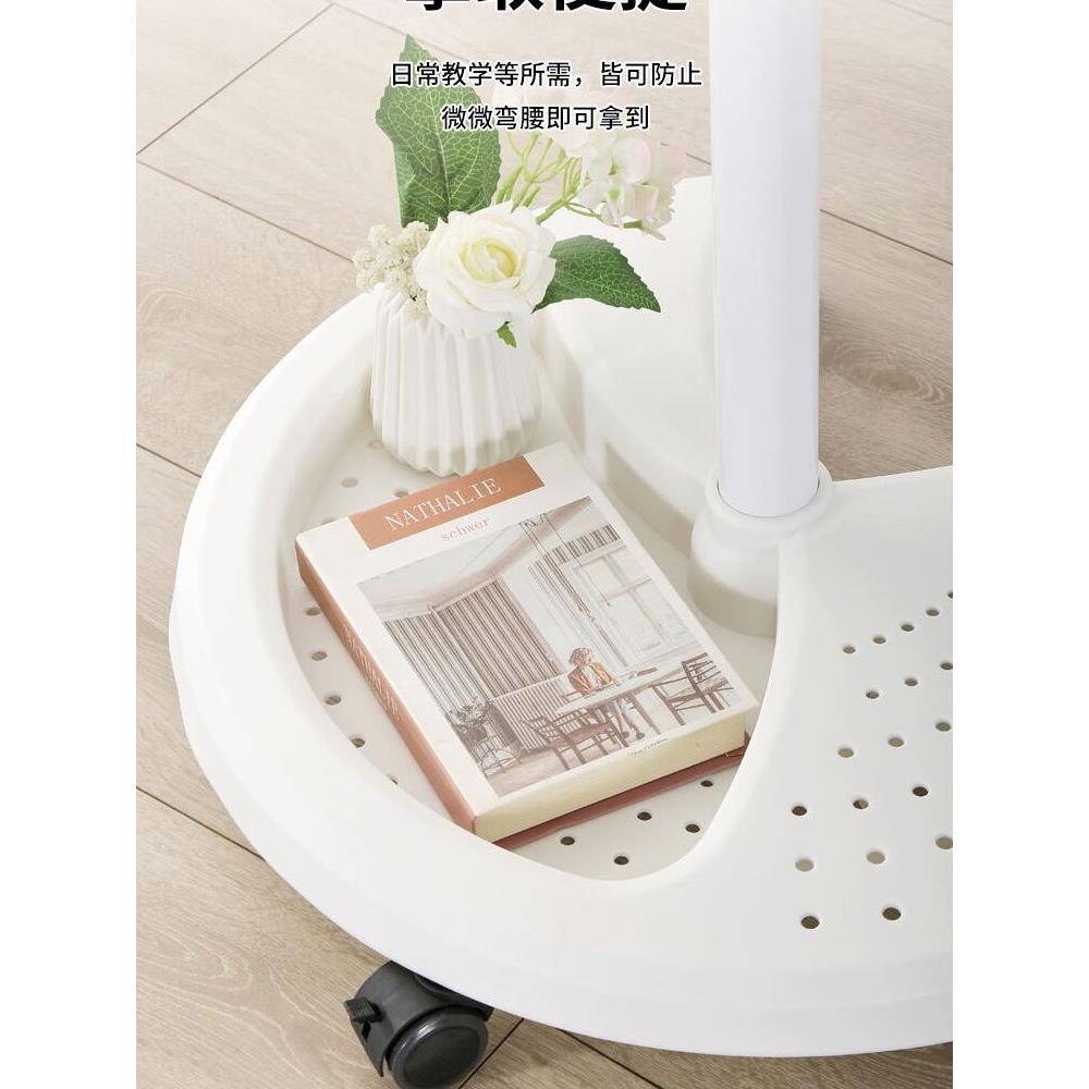 柏可嘉磁性钢化玻璃白板支架式带轮移动办公黑板家用教学培训班儿