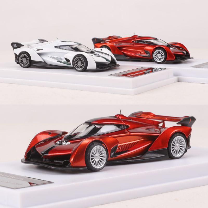 LMLF1:64迈凯伦MclarenSolus仿真合金汽车模型收藏摆件