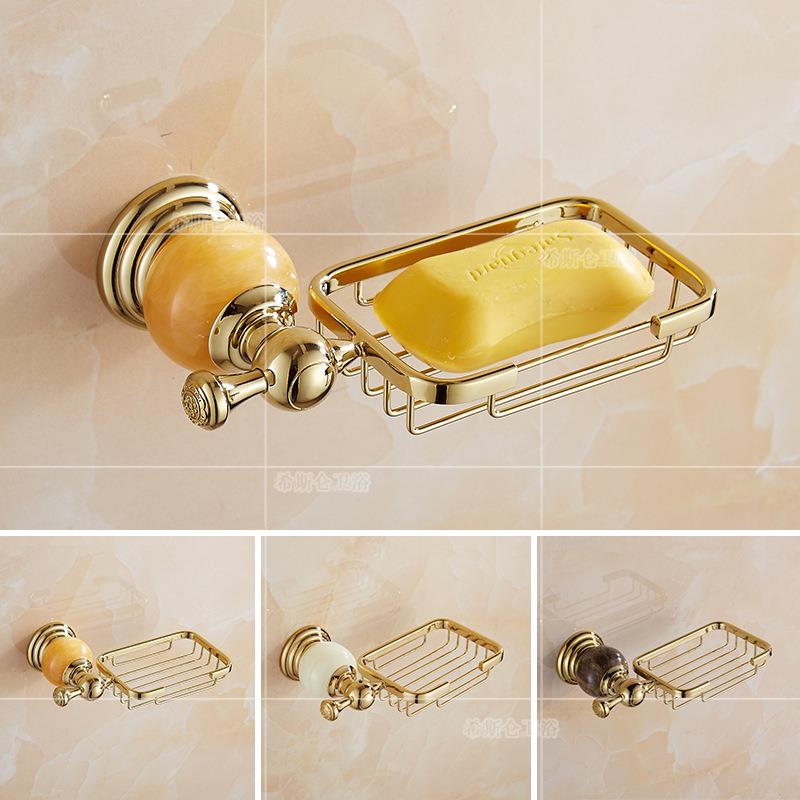 新款不锈钢肥皂架方形肥皂碟肥皂盒免打孔欧式仿古皂碟架单层皂网