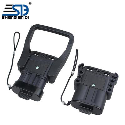 圣恩迪SIN160A150V电动叉车充电插头防水塞带拉绳电源公母护套