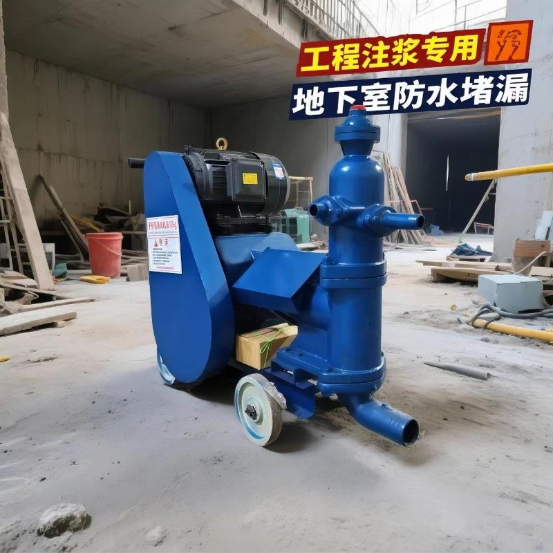 单缸活塞电动注浆泵水泥注浆机双缸砂浆灰浆泵小型柴油水泥输送泵