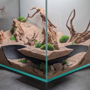 鱼缸造景爬宠躲避鱼虾躲避屋观赏洞创意饲养缸造景装 饰