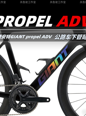 适用Giant捷安特propel ADV公路自行车涂装logo贴纸车架pp贴纸膜