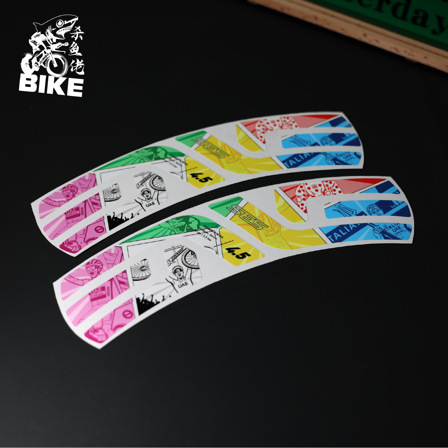 26款ENVE SES 4.5波加查欧锦赛公路自行车轮组改色贴纸保护膜