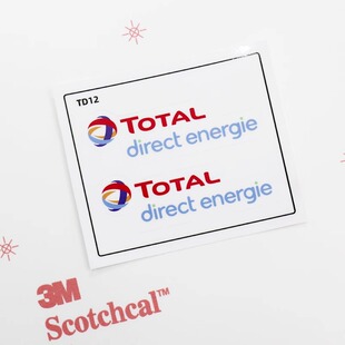 环法直接能源车队标贴纸公路车架单车贴前叉DIRECT ENERGIE