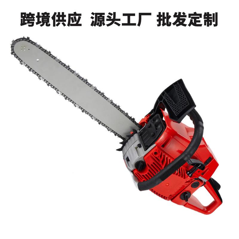 跨境汽油锯伐锯大功油锯木5800工切割率机单木手锯油58便携汽油锯