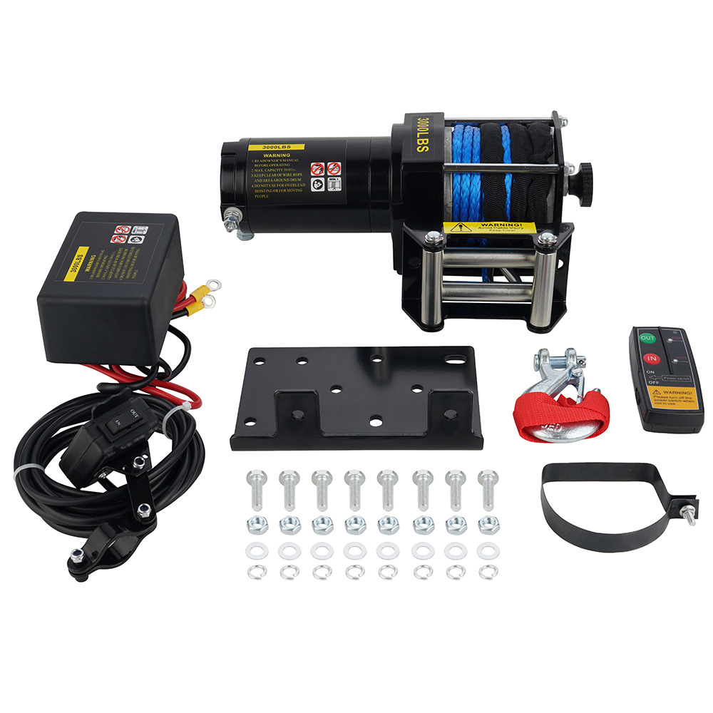 大减价12v/24v 3000磅电动绞盘
