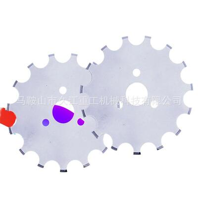 齿形圆刀片分切机圆刀片分切机上刀碟形圆刀片切纸刀片单刀