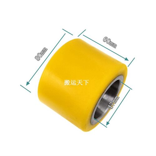 电动叉车轮子轮胎中力EP诺力达西林托盘车前轮电动叉车承重轮杭叉