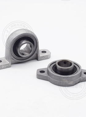 锌合金带座轴承KP001 内径12mm 立式P001座 微型K001外球面轴承