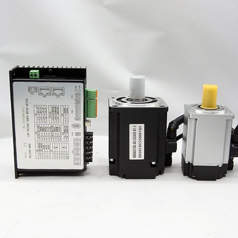 直流伺服电机套装24v48压v低TZG驱动 50w1kw7400w200w100w 时代