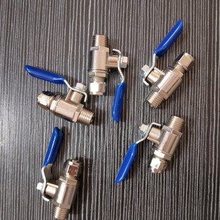 保安过滤器三通接头/不锈钢2分外牙三通1/4螺纹/压力表三通排气阀