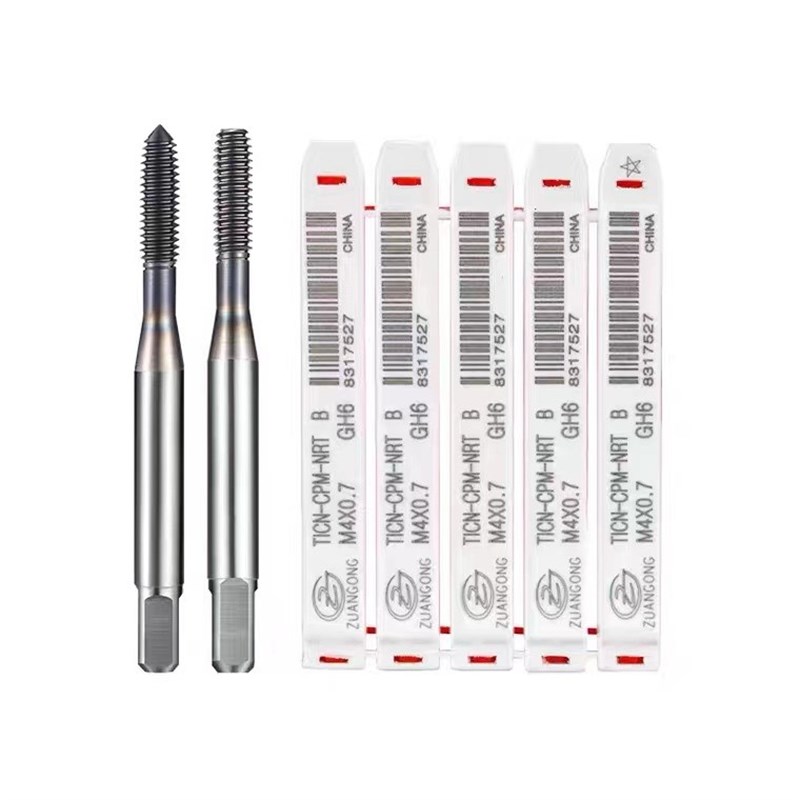 ZG粉末挤压丝锥加大镀前M2.534568PA4GH5 6G 7H+0.03/0.05美制丝