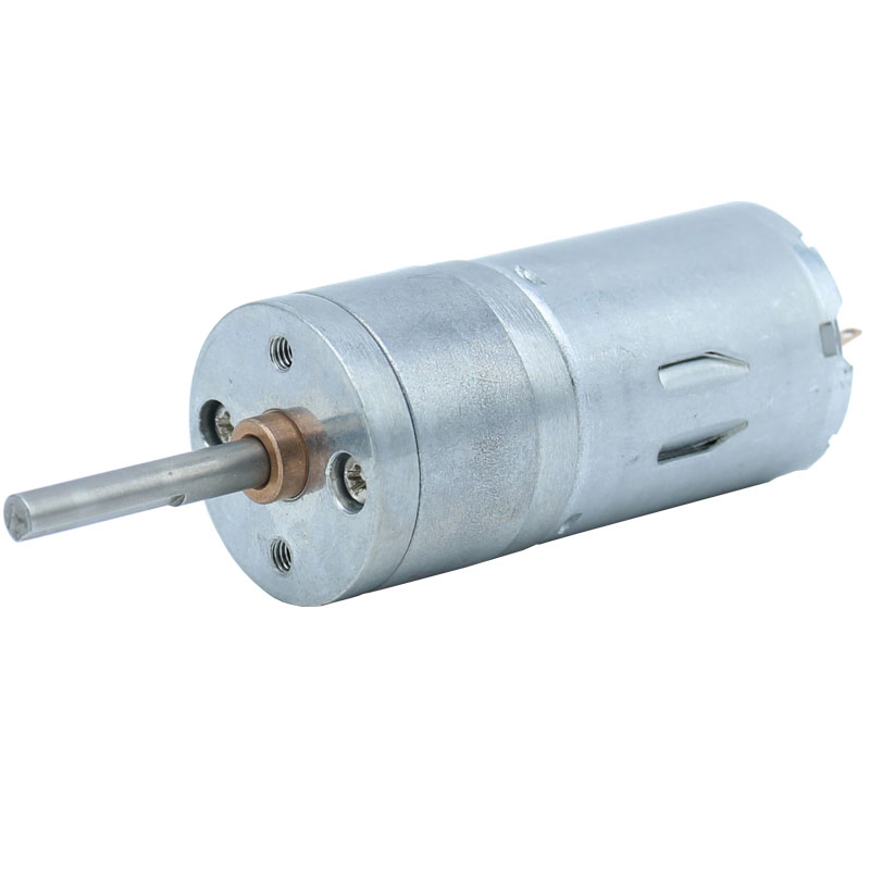 GA25-370微型直流减速电机大扭力机器人航模小马达加长轴6V12V24V