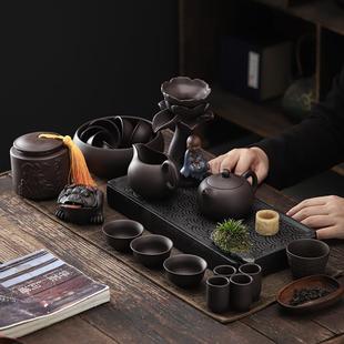 紫砂茶具套装 ZYRODIA 陶瓷盖碗茶壶客厅礼品家用功夫茶具配件整套