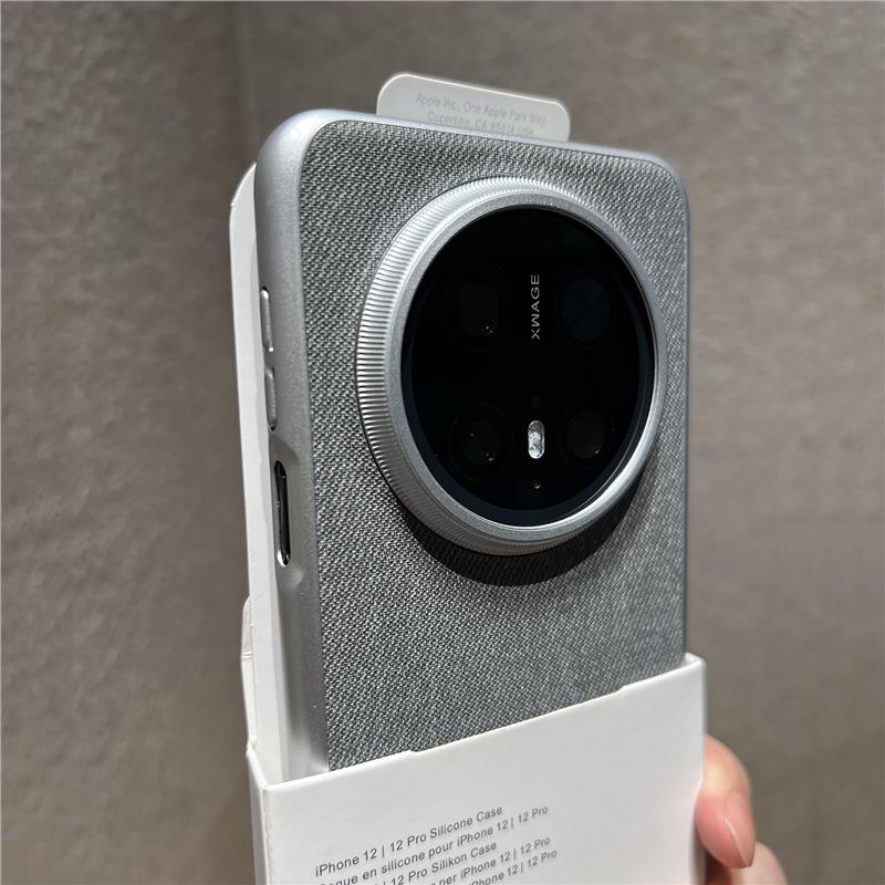 钛灰毛麻亚布纹防汗滑适用