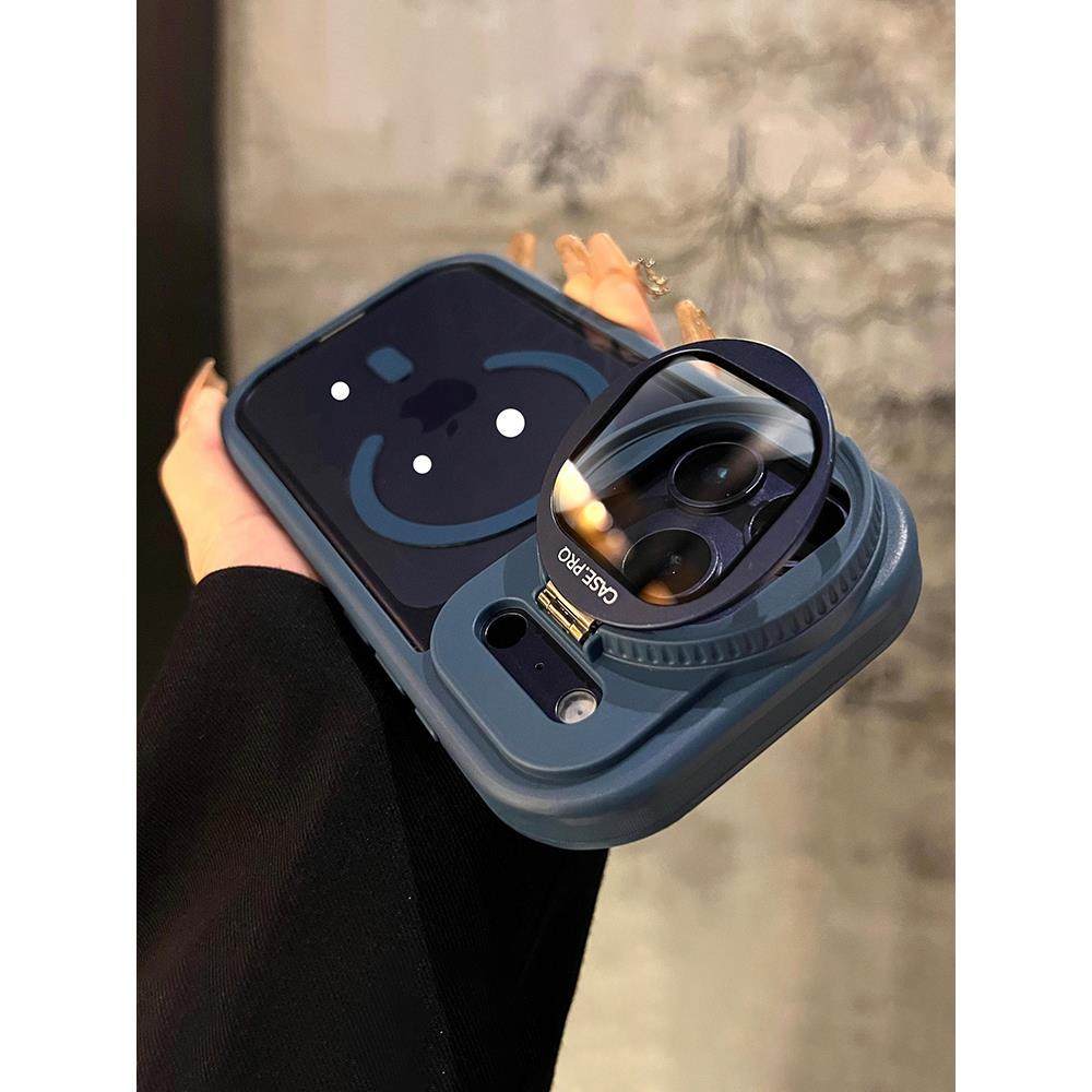 翻盖镜头支架适用苹果17promax手机壳新款带镜头膜iPhone16磁吸Air保护套15透明高级感14硅胶全包13防摔12/11,3C数码配件,手机保护套/壳,淘宝优惠券,粉丝福利购,淘宝优惠卷