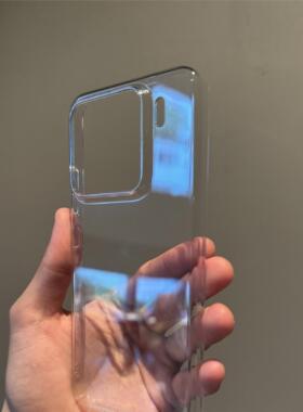 高清抗黄透明PC适用小米15pro手机壳14ultra简约13超薄civi3硬mix4红米K70/80至尊版60新款note14pro/12Turbo