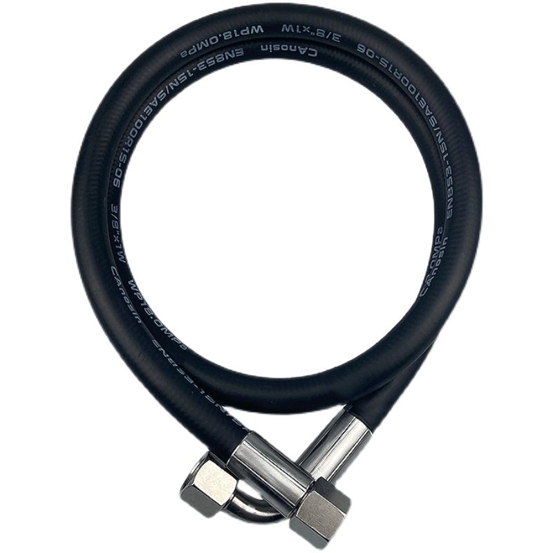 高压油管液压总成钢丝编织橡胶管软管加工定做挖掘机油管接头大全