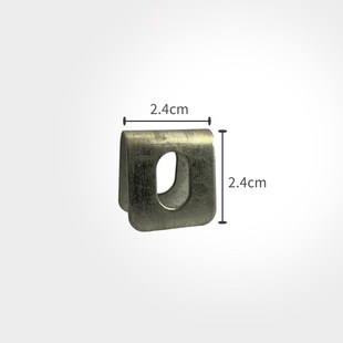 带孔网片圆管方管固定铁片卡扣螺丝卡扣铁丝网固定铆立柱安装配件