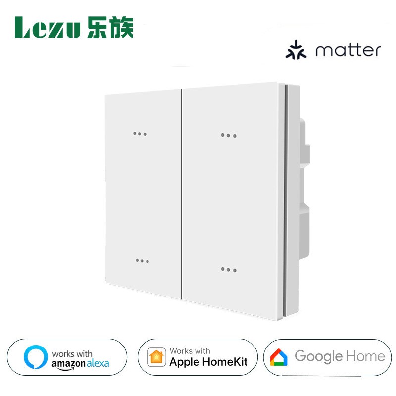 Matter协议可跨平台智能开关HomeKit定时HomeN Assistant墙壁开关