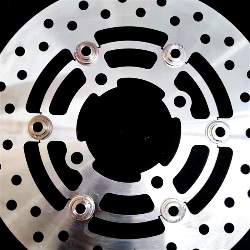 摩托车电动车刹车碟刹车盘浮动盘碟盘设计ABS齿圈定做外260 内76