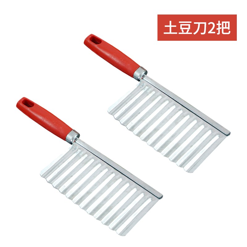 狼牙土豆刀波纹波浪刀厨房家用切菜神器花式切条器薯条洋芋专用切