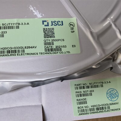 长晶长电SCJT1117B-3.3-A AMS1117-3.3V 电源芯片SOT-223 (100个)