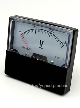 指针式交流电压表CD/CZ/YT/SF/DH-670 300V 150V福特表机械板表